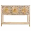 Sideboard Alexandra House Living Blue Fir wood MDF Wood 35 x 90 x 125 cm