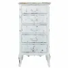 Chest of drawers Alexandra House Living White Fir wood MDF Wood 40 x 98 x 50 cm
