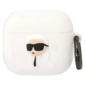 Karl Lagerfeld 3D Silicone NFT - AirPods 4 Case (white)