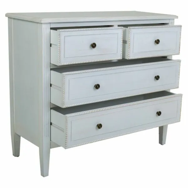 Kumode Alexandra House Living Balts Egles koksne Koks MDF 36 x 75 x 85 cm