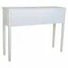 Hall Table with Drawers Alexandra House Living White 36 x 92 x 120 cm