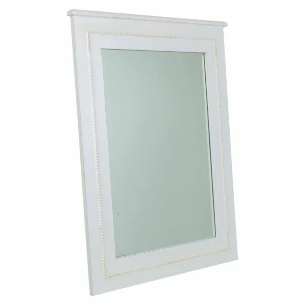 Sieninis veidrodis Alexandra House Living Balta 3 x 90 x 70 cm Stačiakampis