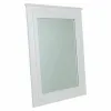 Sieninis veidrodis Alexandra House Living Balta 3 x 90 x 70 cm Stačiakampis