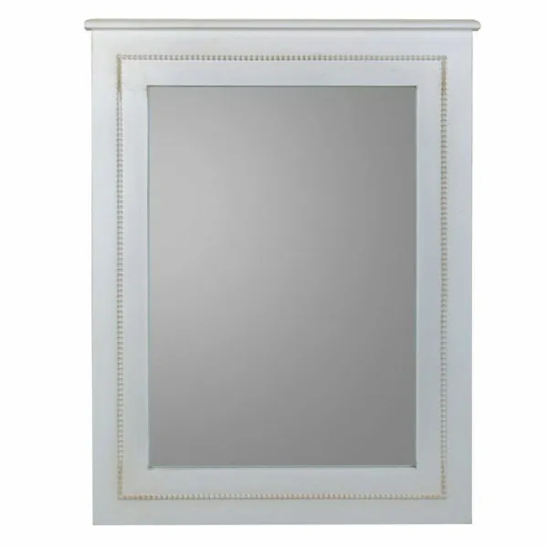 Sieninis veidrodis Alexandra House Living Balta 3 x 90 x 70 cm Stačiakampis