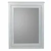 Sieninis veidrodis Alexandra House Living Balta 3 x 90 x 70 cm Stačiakampis