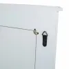 Sieninis veidrodis Alexandra House Living Balta 3 x 90 x 70 cm Stačiakampis