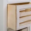 Тумба с ящиками Alexandra House Living Белый Коричневый Древесина павловнии Деревянный MDF 30 x 68 x 40 cm