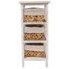 Yöpöytä Alexandra House Living Valkoinen 25 x 57 x 25 cm