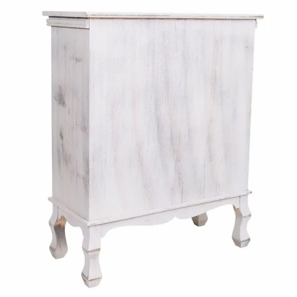 Hall Table with Drawers Alexandra House Living White 30 x 80 x 65 cm