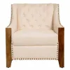 Кресло Alexandra House Living Бежевый 80 x 80 x 72 cm обитый