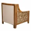 atzveltnes krēsls Alexandra House Living Bēšs 80 x 80 x 72 cm Polsterējums