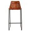 Jakkara Alexandra House Living Ruskea Musta Nahka Rauta 50 x 106 x 46 cm