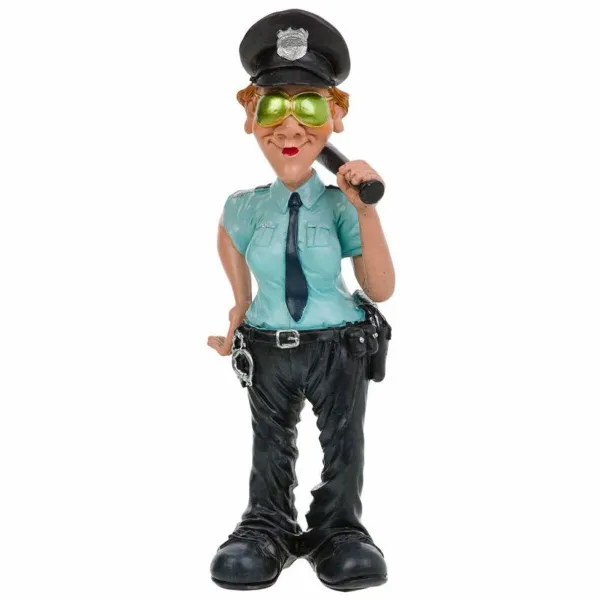 Kolekcionējamas figūras Alexandra House Living Polirezīns Policists 9 x 25 x 10 cm