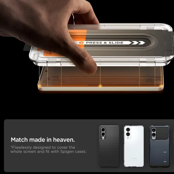 Spigen GLAS.TR EZ Fit Pro - Tempered Glass for Samsung Galaxy S25 Edge
