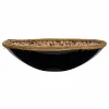 Centerpiece Alexandra House Living Black Golden Silver Ceramic 37 x 11 x 37 cm