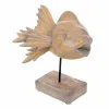 Dekoratyvinė figūrėlė Alexandra House Living Pilka Žuvis 31 x 24 x 30 cm