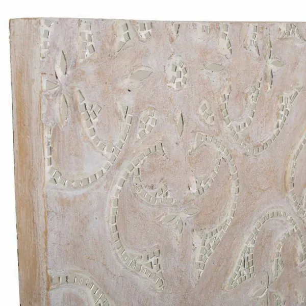 Настенный декор Alexandra House Living Натуральный Cтекло Деревянный MDF 80 x 4 x 100 cm