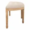 Taburete Alexandra House Living Krēmkrāsa Kaučuka koks 45 x 48 x 125 cm