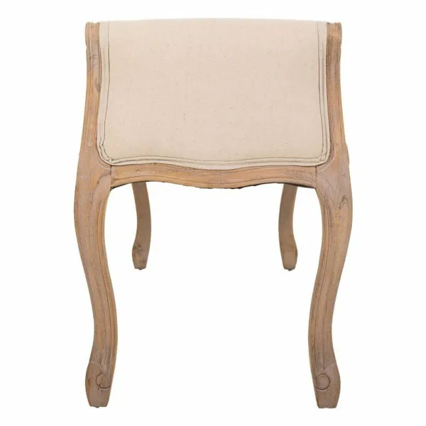 Bench Alexandra House Living Cream Rubber wood 48 x 60 x 113 cm