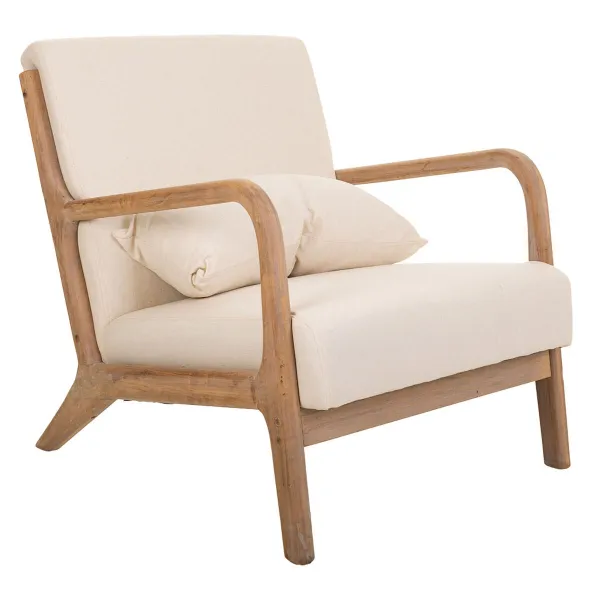 Fotelis Alexandra House Living Pilka 85 x 74 x 66 cm