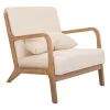 Fotelis Alexandra House Living Pilka 85 x 74 x 66 cm