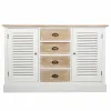 Устройство Alexandra House Living Белый Древесина павловнии Деревянный MDF 40 x 80 x 124 cm