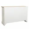 Sideboard Alexandra House Living White Paolownia wood MDF Wood 40 x 80 x 124 cm