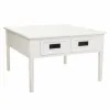 Centre Table Alexandra House Living White Pinewood MDF Wood 80 x 50 x 80 cm