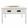 Centre Table Alexandra House Living White Pinewood MDF Wood 80 x 50 x 80 cm