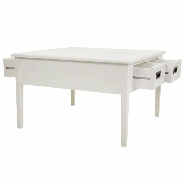 Centrinis stalas Alexandra House Living Balta Pušis Medžio MDF 80 x 50 x 80 cm