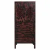 Skapītis Alexandra House Living Sarkans Egles koksne Koks MDF 40 x 140 x 60 cm