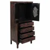 Skapītis Alexandra House Living Sarkans Egles koksne Koks MDF 40 x 140 x 60 cm