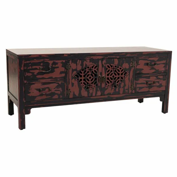 Proginiai baldai Alexandra House Living Raudona Eglės mediena Medžio MDF 40 x 50 x 120 cm