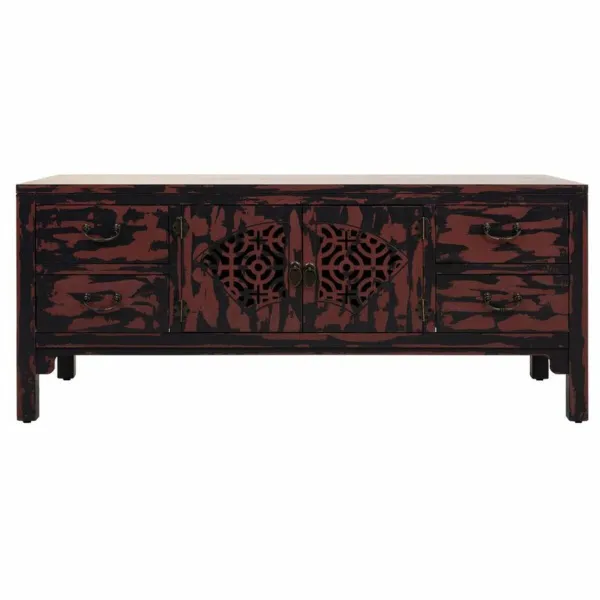 Proginiai baldai Alexandra House Living Raudona Eglės mediena Medžio MDF 40 x 50 x 120 cm