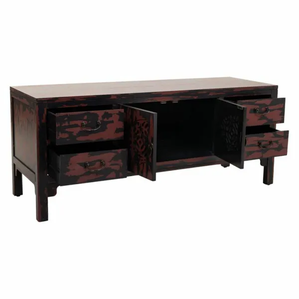 Proginiai baldai Alexandra House Living Raudona Eglės mediena Medžio MDF 40 x 50 x 120 cm