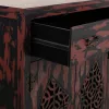 Bufete Alexandra House Living Sarkans Egles koksne Koks MDF 36 x 106 x 136 cm