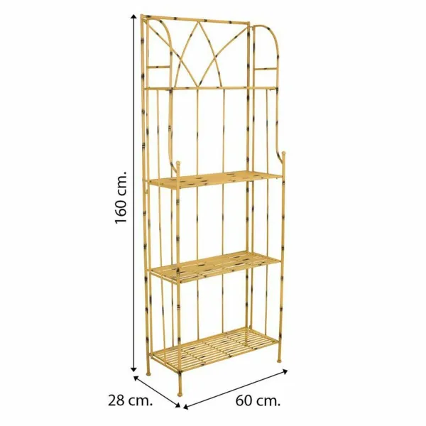 Полка Alexandra House Living Жёлтый Ковка 28 x 160 x 60 cm