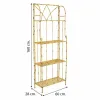 Полка Alexandra House Living Жёлтый Ковка 28 x 160 x 60 cm