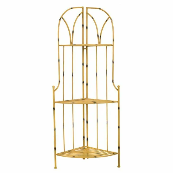 Corner Shelves Alexandra House Living Yellow Ironwork 35 x 120 x 48 cm