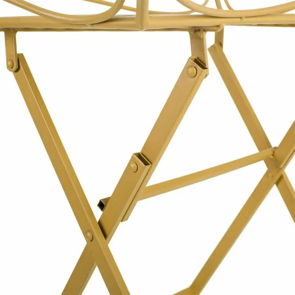Side table Alexandra House Living Yellow 40 x 58 x 60 cm