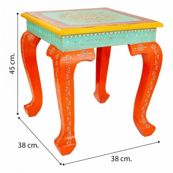 Centrālais galds Alexandra House Living Mango koks Koks MDF 38 x 45 x 38 cm