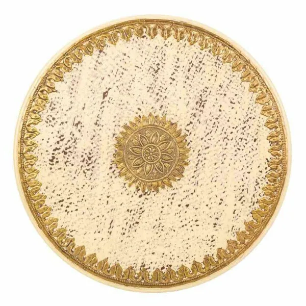 Centrālais galds Alexandra House Living Misiņš Mango koks Koks MDF 45 x 52 x 45 cm