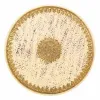 Centre Table Alexandra House Living Ivory Brass Mango wood MDF Wood 45 x 52 x 45 cm