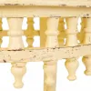 Centre Table Alexandra House Living Ivory Brass Mango wood MDF Wood 45 x 52 x 45 cm