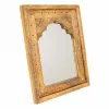 Sieninis veidrodis Alexandra House Living Balta Natūralus 3 x 51 x 42 cm Stačiakampis