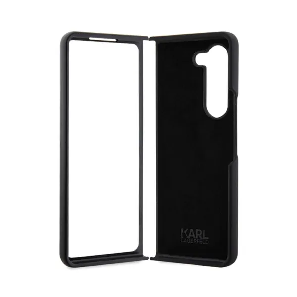 Karl Lagerfeld Silicone Ikonik - Samsung Z Fold 5 Case (black)