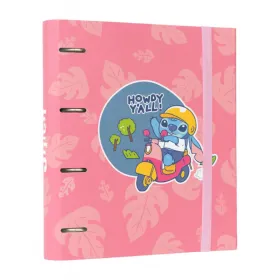 Disney Stitch - A4 binder (4 rings, elastic)