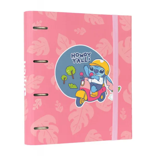 Disney Stitch - A4 binder (4 rings, elastic)