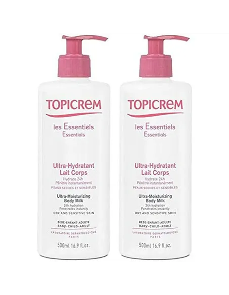 Moisturing Body Milk Topicrem 500 ml x 2