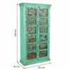Cupboard Alexandra House Living Mango wood 42 x 199 x 105 cm